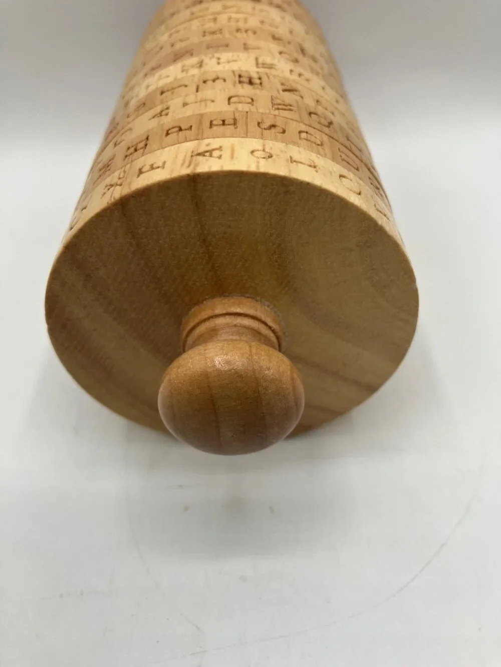 Wooden Secret Decoder Wheel Excellent Condition 6